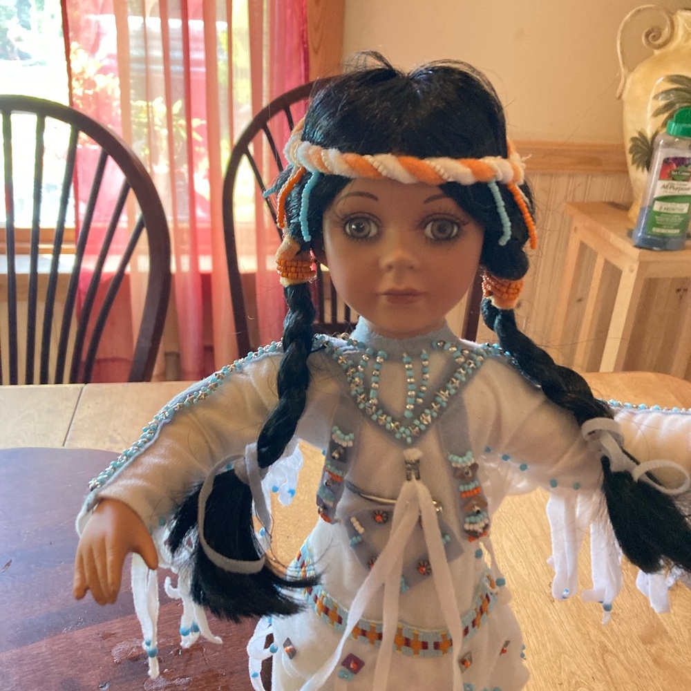 Collections ETC native American Indian doll